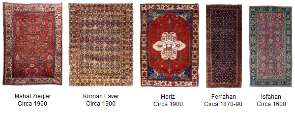 Persian carpet designs